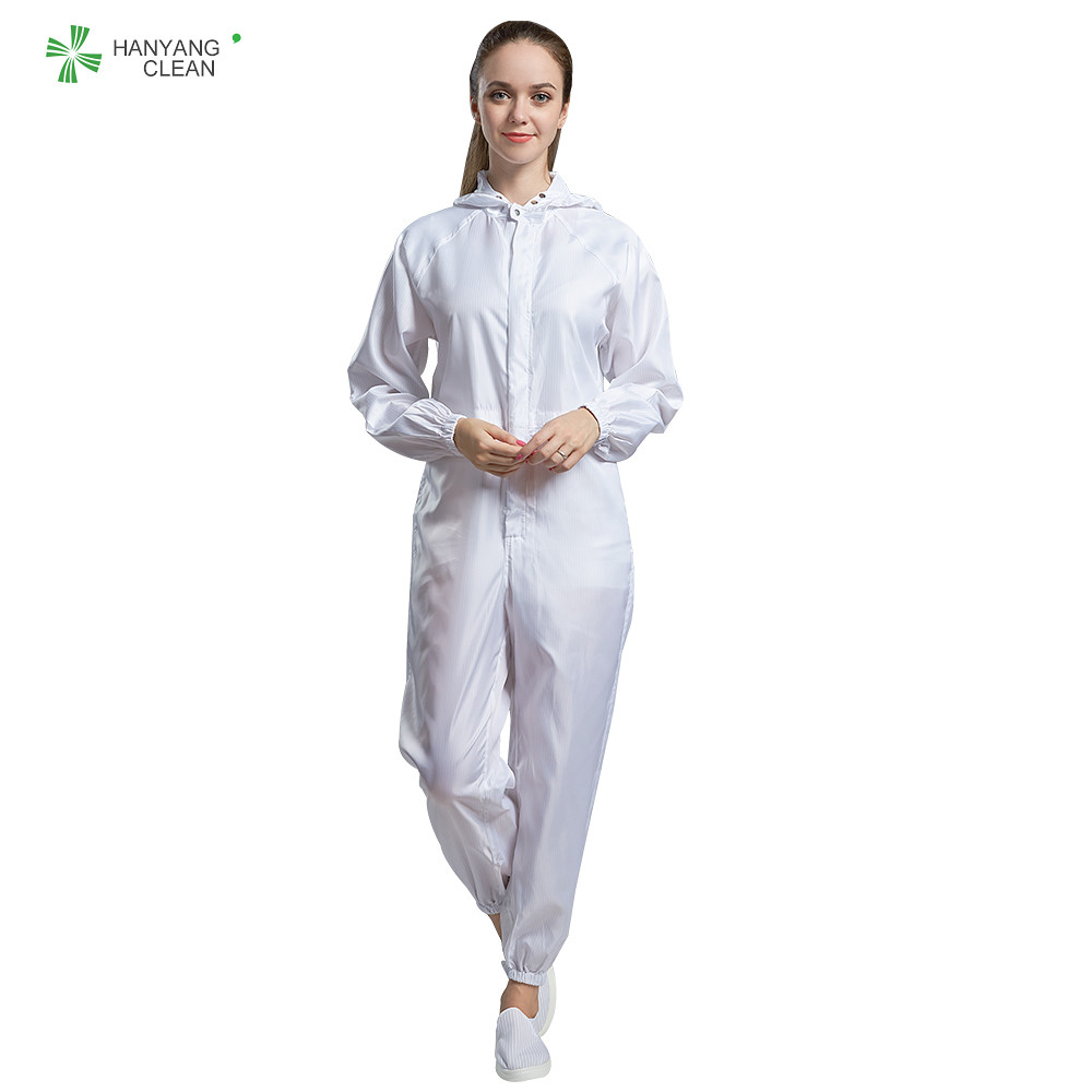 Best Anti Static ESD Cleanroom Overall Connect With Hood Dust Free Coverall wholesale
