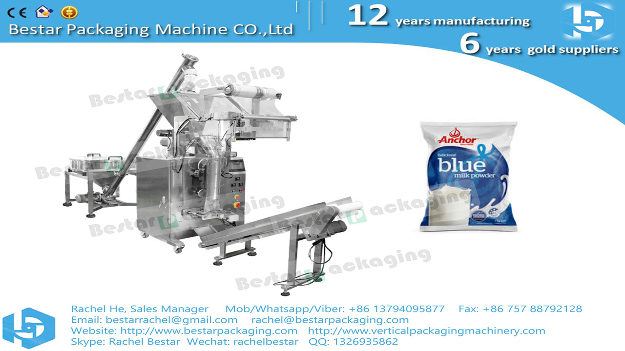 China 400g corn flour pouch packaging machine BSTV-450DZ on sale