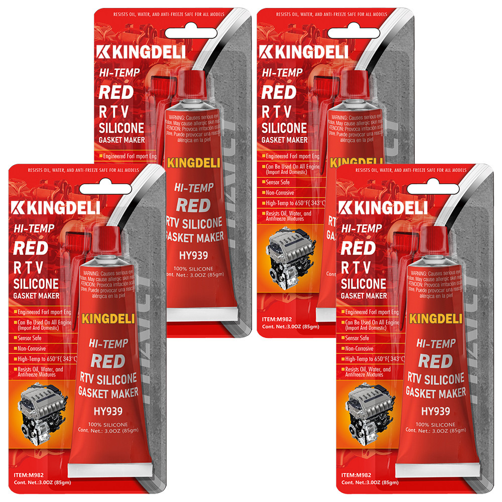 China Red RTV Silicone Gasket Sealant Sealer Waterproof Chemical Resistant on sale