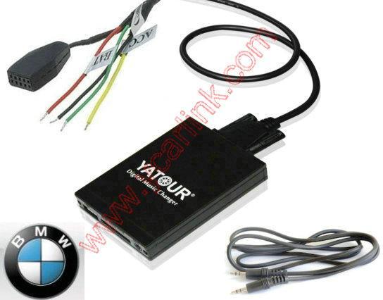 Car Audio Interface for BMW 17-pin Round (MP3 USB SD AUX )