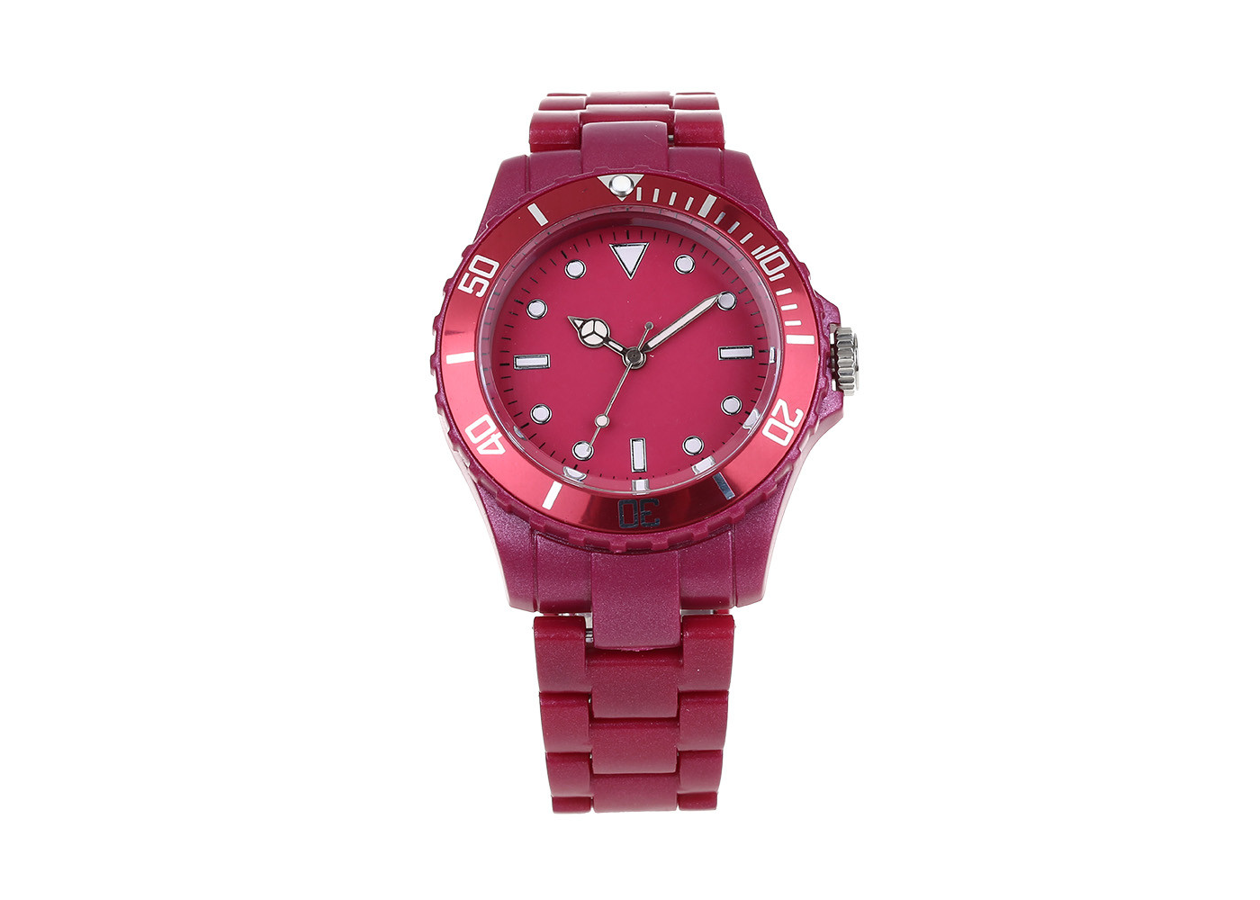 China PC Strap Water Proof Quartz Digital Watch For Girls / Children , Ladies Red Watches on sale