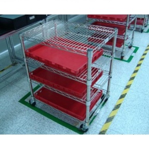 China Adjustable NSF Hospital Drugstore Display Storage Bin Rack on sale