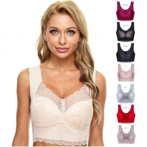 China Anti Bacterial Big Cup Bra Seamless Soft M-5XL Women'S Boxer Brief Set on sale