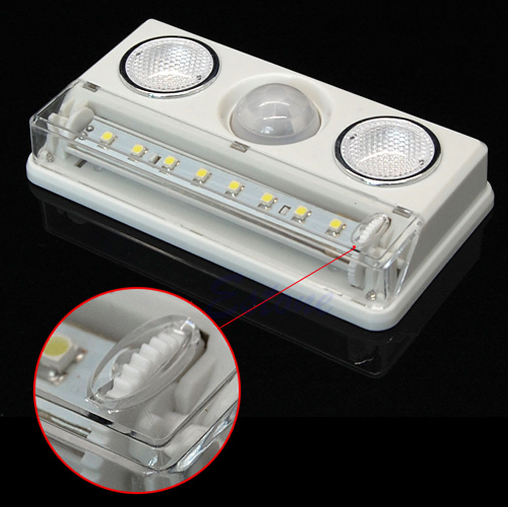China Indoor PIR Passive Infrared Motion Detector USB Adjustable Brightness on sale