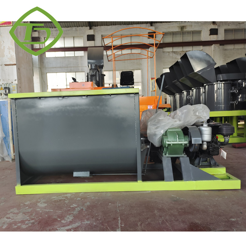China SUS304 Horizontal Fertilizer Mixer Machine Equipment  380V  3phase on sale