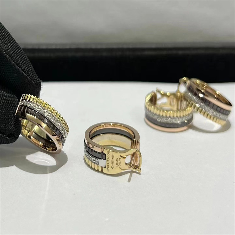 Buy cheap Custom VVS Diamond High End Gold Earrings Round Cut Gold Diamond Jewelry from wholesalers