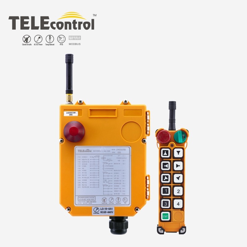 China F24-10D Remote Control Hoist Crane Telecontrol Wireless Crane Control System on sale