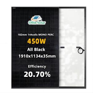 China 445W 450W 455W 460W Mono Solar Panel Half Cell Solar Panel Kit For Homes on sale