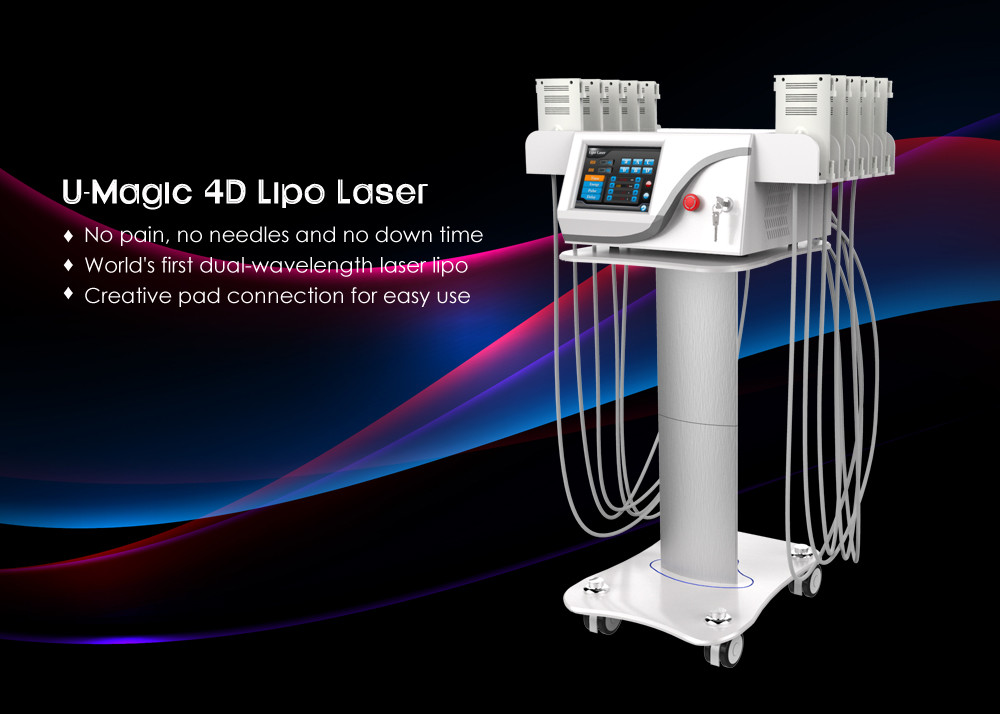 Tuv Medical Ce Smart Lipo Machine , Non Invasive Laser Lipo Machine 650nm / 940nm
