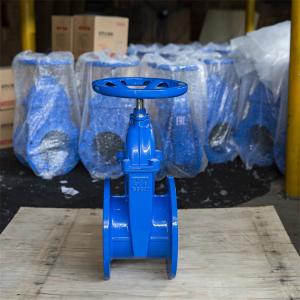 China DN50 Resilient Seat Gate Valve  Ductile Iron Flanged PN16 Double Epoxy Coating on sale