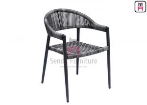China Power Coating 0.43cbm PE Rattan Aluminum Garden Chair on sale