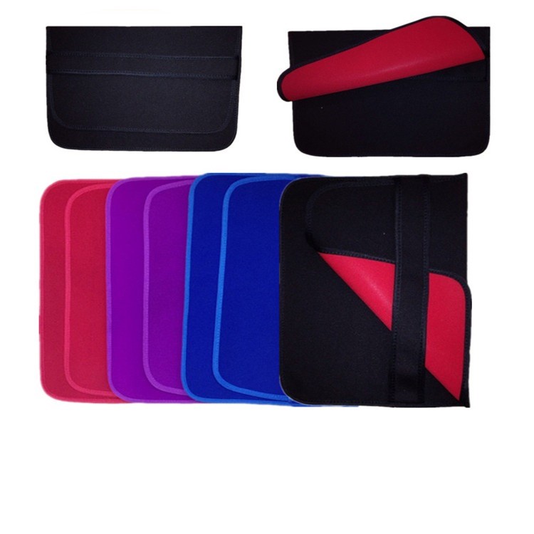 China Unique Neoprene PC Laptop Sleeve Bags 17 Inch Flip Style With Elastic Band on sale