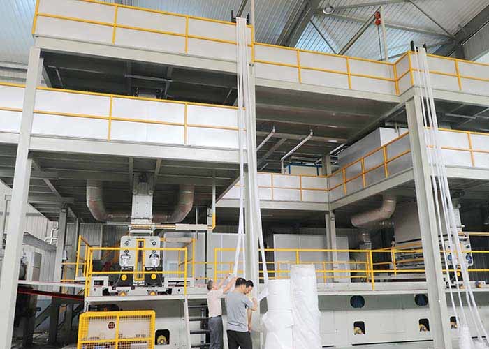 Cheap 800KW SS SSS Non Woven Fabric Making Machine Curstomized 1500mm for sale
