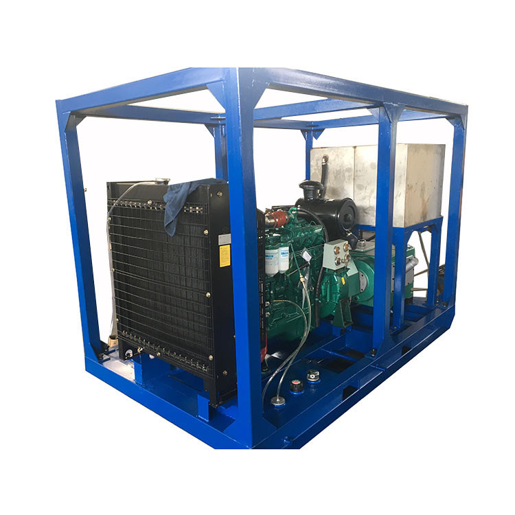 China 75KW Industrial Pressure Washing Equipment For Heat Exchanger Pipes Cleaning 350bar on sale
