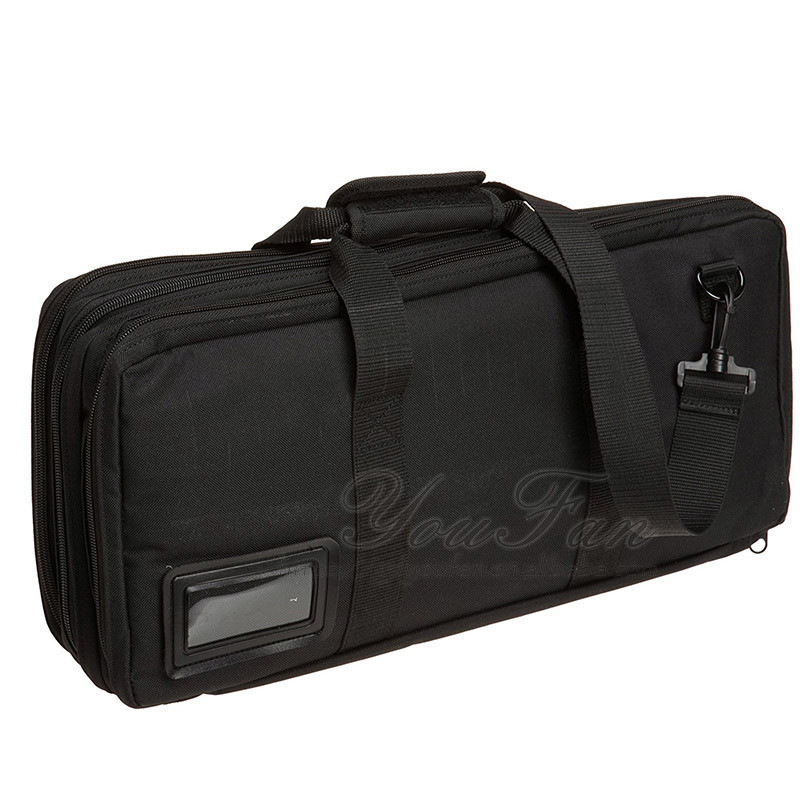 Deluxe Black Custom Knife Bags , Professional Chef Knife Carrying Case