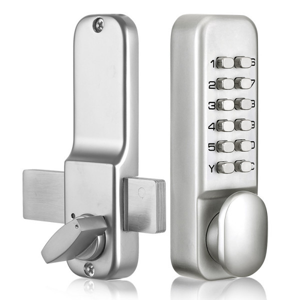 China Household / Commercial Mechanical Push Button Door Lock With Often Open Function on sale