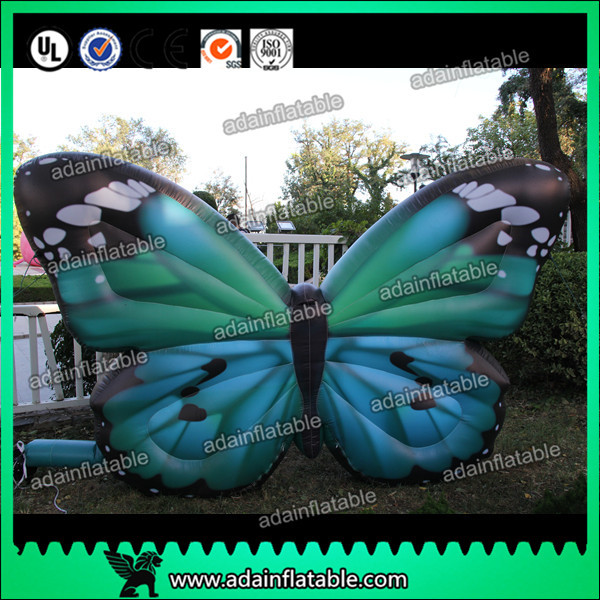 Best Outdoor Advertising Inflatable Butterfly Beautiful Green High Tear Strength wholesale