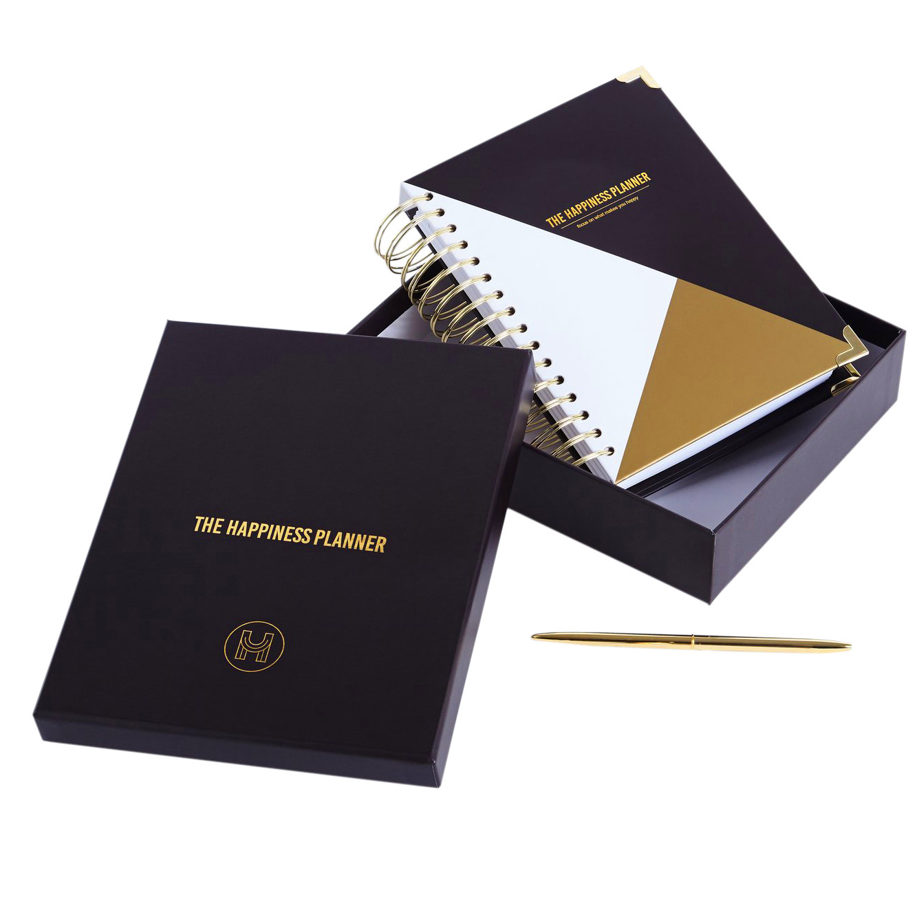 Best Custom Logo Printing Manifestation Journal Notebook 2021 Daily Planner With Sticker wholesale