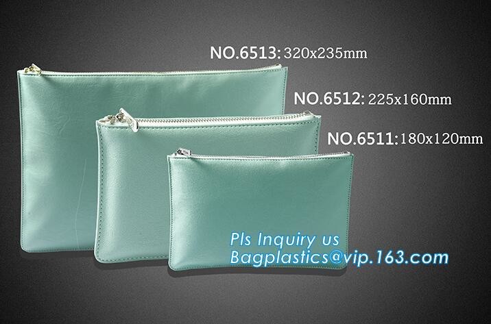 Best Customized quality PU leather large capacity stationery bag for pen pouch, portable fashion office stationery bling glit wholesale