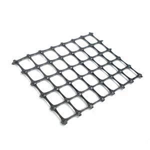 China Plastic Geogrid 40kn for Road Reinforcement Elite Sale Black Training Road Geo Grids PP Biaxial Geogrid on sale