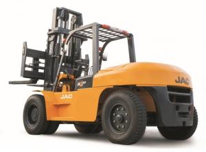 Heavy Machinery Counterbalance Diesel Forklift Truck 10 Ton Large Capacity