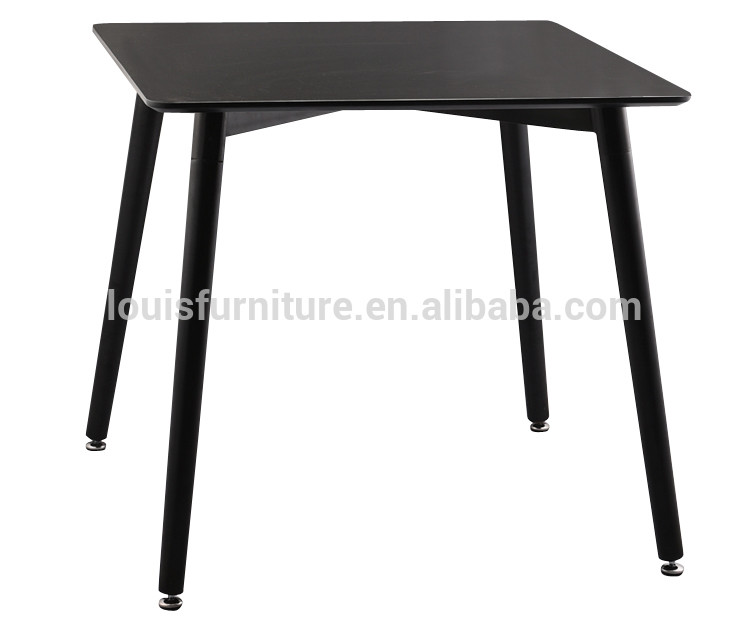 China square coffee table wooden center table with Smooth Corner Wooden square center table With Adjustment Foot on sale