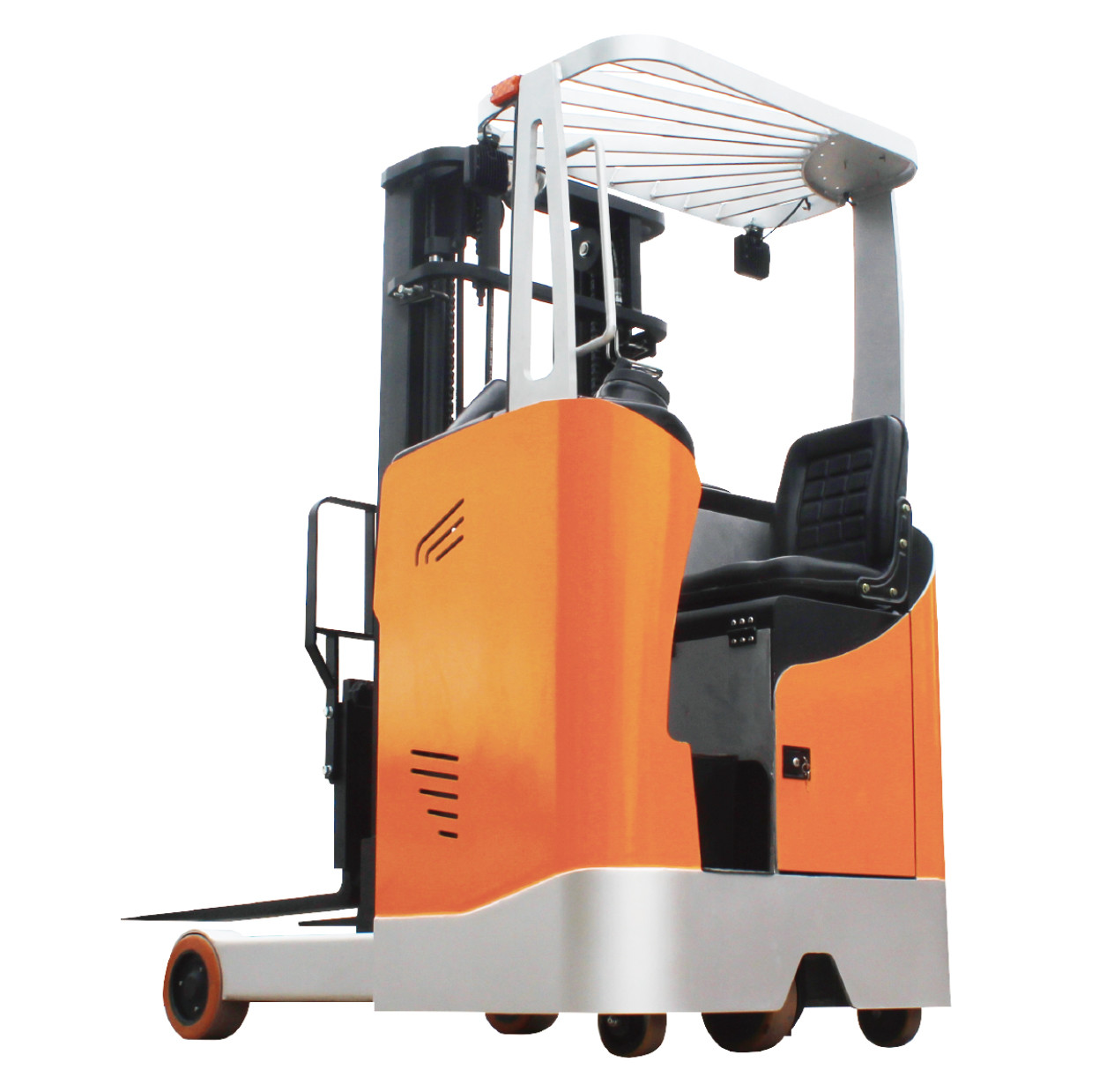 China Seated Type Reach Forklift Truck for Warehouse Handling on sale