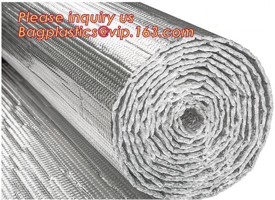 Construction Foam Foil Backed Heat Insulation Film, Thermal Raidant Barrier sheet, Pipe Wrap, Building Roof