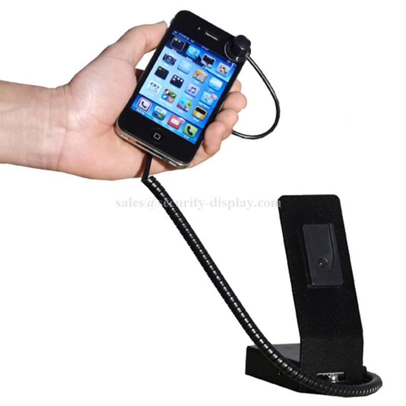 Best Alarm And Charging Wall Mounted Secure Display Stand For iPhone wholesale