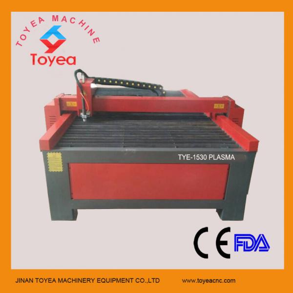 Cheap 60A Huayuan plasma source CNC plasma cutting machine for cutting stainless steel  TYE-1530 for sale