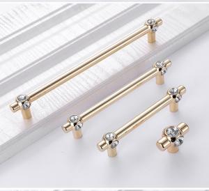 Best Crystal 5in Cabinet Hardware Handle , Cabinet Handles And Knobs No Corrosion wholesale