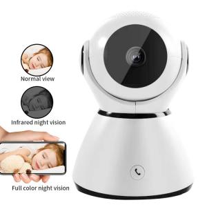 China 360 Degree Indoor Home Security Cameras , Baby Monitor Cameras 2.4GHz 5GHz WiFi on sale
