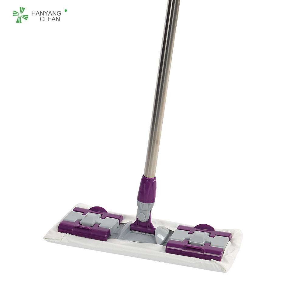 Best Anti Static Industrial Floor Mop 110cm Handle Length With Stainless Steel Pole Material wholesale