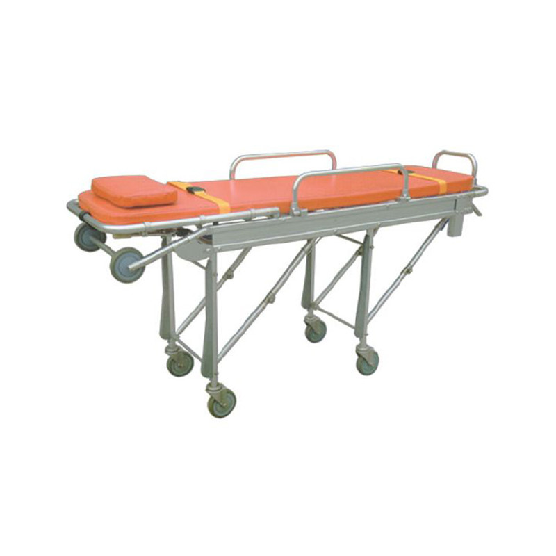 China Aluminum alloy material portable hospital emergency folding stretcher adult stretcher on sale