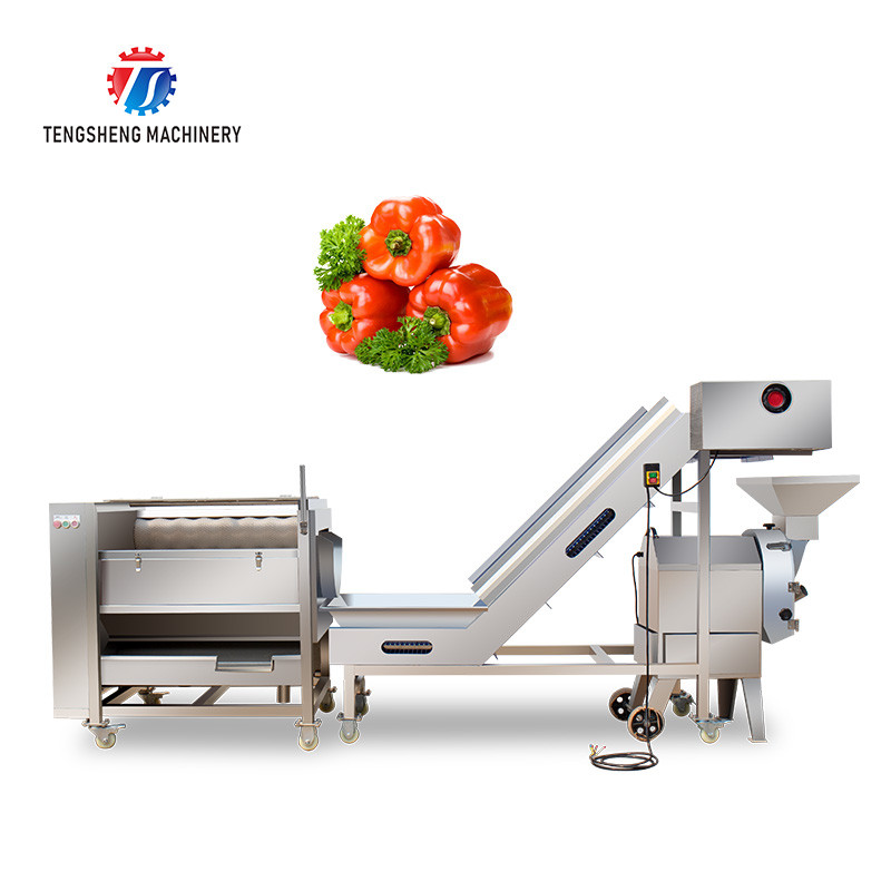 1000kg/H Pineapple Cutting Machine Fruit Vegetable Production Line
