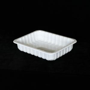 China 260 X 200 X 38 MM PP Disposable Plastic Tray Blister Meat Packaging Container on sale