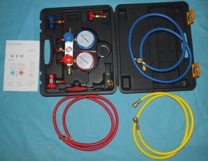 China AC Manifold Gauge Set with two way Automotive AC Refrigeration MST-134A with high quality on sale