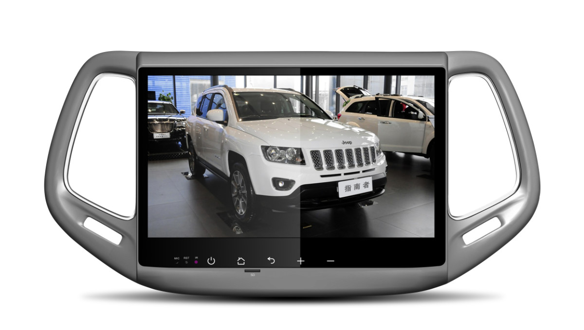 Buy cheap IPS Capacitive Screen Android Car DVD Stereo 10.1 Inch With Jeep Compass from wholesalers