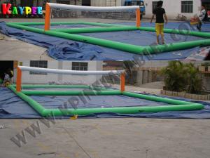 Inflatable water volleyball court,volleyball pitch,water sport game,KWS019