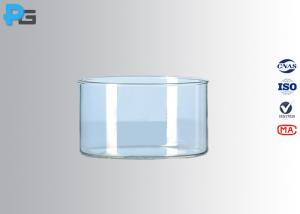 China IEC60335-11 Borosilicate Glass Cylindrical Container 190×90mm For Microwave Oven on sale