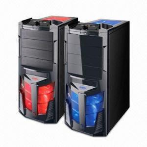 China Mid Tower Computer Cases with Metal Mesh Front Panel for Heat Ventilation and USB2.0/3.0 Ports on sale