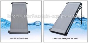 China Rigid Inground Swimming Pool Heaters With Solar Controller 1.6m X 0.7m X 0.07m on sale