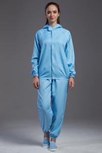 Best Blue Washable Clean Room Garments With Good Air Tightness High Performance wholesale