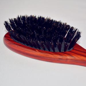 Best 22cm Baor Bristle Wooden Paddle Round Hair Brush For All Hair Types wholesale
