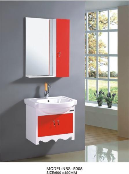 Cheap 60 X49/cm PVC hanging cabinet / wall cabinet / bathroom cabinet / white color for bathroom for sale