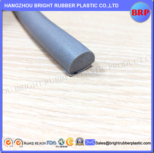 Buy cheap China Manufacturer Grey Customized High Quality OEM Silicone Rubber Extrusion from wholesalers