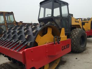 China Dynapac CA30D Second Hand Road Roller , Pull Behind Rubber Tire Roller For Sale  on sale
