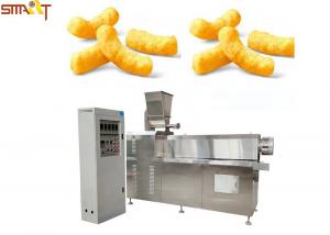 China Twin Screw Grinding Corn Puff Extruder Machine Stainless Steel on sale