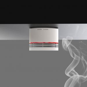 China FCC ROHS Tuya WiFi Smoke Detector 2.4GHz Wifi Connected Smoke Alarms on sale