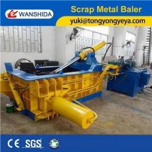 China 18.5kW Scrap Metal Baler Machine Width 250mm Hydraulic Aluminum Can Baler on sale